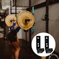 Miniatyrbild 4 av 4: st barbellhållare garage gym skivstång väggfäste skivstångshållare för kommersiellt bruk{HH}