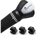 3-Prong Golf Ball Retriever, Back Saver, Putter Grip Clip, Ball Pick Up Suction Cup, Golf Screw Suction Cup (3-Pack)