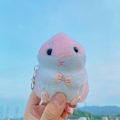 Pikkukuva 1 / 11: Sarjakuva Kuromi -nukke koululaukun riipus nukke pehmolelu pari avaimenperä laukun riipus Plush pink hamster 11cm (with keychain)