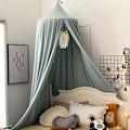 Miniatyrbilde 5 av 5: Baby Chiffonhimmel Sprinkelseng Leketelt Barnerom Himmel Høyde: 240cm Fald Lengde: 260cm Dark brown