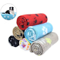 Miniatyrbillede 2 af 5: 6-pak fleece tæpper, kæledyrstæpper, hvalpe, hyggetæpper, hunde, katte, fleece kæledyrsmåtte, pude, seng, blød til dyr, kattetæppe, hundetæppe