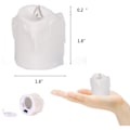 Miniatyrbilde 2 av 5: 12 x LED-lys med timer, batteridrevne flammeløse lys, realistiske LED-varme lys for dekorasjon, innendørs, utendørs, bryllup, jul, fest