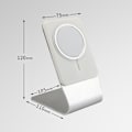 Miniatyrbilde 3 av 8: Stativ for MagSafe-lader, FULAIM aluminium MagSafe-holder, kompatibel