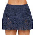 Miniatyrbillede 5 af 10: Bade bikini underdel blonde shorts nederdel Sort