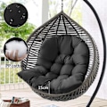 Miniatyrbilde 2 av 5: Innendørs Hengende Eggstol Sving Hammock Stol Setepute Tykk Pute (Kun Setepute Inkludert)