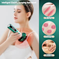 Miniatyrbild 3 av 5: Elektrisk koppningsmassager vakuum sugkopp guasha anti celluliter skönhet hälsa skrapning infraröd värme bantning gua sha massage 12 levels of suction