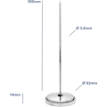 Miniatyrbilde 4 av 4: Termometer for Vedovn / Pizzaovn / Steiovn / 400 C / 30 cm, Analog, Bimetallisk