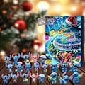 Miniatyrbilde 5 av 8: Jul Stitch adventskalender leker Disney blindboks Lilo Stitch Juguetes Noel dekorasjon