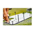 Miniatyrbild 5 av 5: Golf Putting Alignment Spegel Träningshjälp Utrustning Speglar Hållningskorrigerare För O