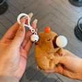 Pikkukuva 1 / 11: Kapibara Kupla Nukke Purista Hauska Nukke Pehmolelu Kapibara Riipus Vinkuva Opiskelijalahja 1 bubble blowing capybara pendant