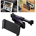 Miniatyrbillede 1 af 9: Foldbar bil nakkestøtte telefon/iPad holder 360° drejelig