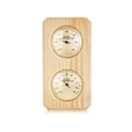 Miniatyrbillede 1 af 5: Træ Termometer og Hygrometer 2 i 1 Fugtighed Temperaturmåling til Hjem Familie Hotel Sauna Rum