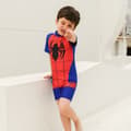 Børnebadedragt, drenges badedragt i ét stykke, medium og stor Spider-Man Suit with Hat M (3-4 years old)