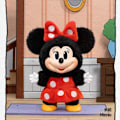 Miniatyrbild 4 av 6: Spot MINISO Musse Pigg Överraskningsbox Musse Mimmi Vinyl Dockor Musse Familjen Serien Plysch Ryggsäck Hänge (Mimmi)