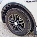 Miniatyrbillede 5 af 5: Universal Fender Flares Bilhjulbuer Vinger Udvidelse Bue Øjenbryn Splash Guard Lip Karosseri Kit Dækning Mud Guard Tilbehør