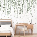 Miniatyrbilde 2 av 5: Hengende Vines String of Pearls Vine Blader Veggklistremerker, Avtakbare