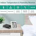 Miniatyrbillede 2 af 5: Thermopro TP50 Digital Hygrometer Indendørs Termometer Rumtermometer og Hygrometer med Temperatur-Fugtighedsovervågning