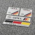 Pikkukuva 4 / 5: 3D Alumiininen Auton Tunnusmerkki Takakontin Tarrat Opel Astra HGJ Insignia Mokka Zafira Corsa Vectra CD Korin Lisävarusteet Boris