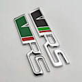 Miniatyrbillede 5 af 5: 3D Metal Emblem med RS Logo til Skoda Fabia, Superb, Kodiaq, Octavia 2, 3, Mk1, Mk2, Mk3, A5, A7, VRS Sticker