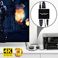Pikkukuva 6 / 6: 4K HDMI Audio Extractor -muunnin, HDMI - SPDIF -muunnin | HDMI HDMI:ksi ja optinen SPDIF 3,5 mm:n stereotuella, 3D, 1080p