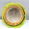 Miniatyrbilde 7 av 7: Voksne Barn Morsom Hurtigmat Fancy Hatt Hamburger Cheeseburger Formet Karneval Halloween Julebord Kostyme
