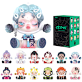 Miniatyrbillede 3 af 9: POP MART SKULL PANDA City of Night Series Figur Blind Boks Legetøj Samlerobjekt Kunst Legetøj Gave, til Jul, Fødselsdag (Tilfældig en){HH}