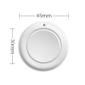 Miniatyrbillede 5 af 5: Trådløs lyskontakt RF 433 MHz fjernbetjening AC 110V 220V modtager trykknap soveværelse loft {HH}