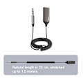 Pikkukuva 6 / 9: Bluetooth Aux -sovitin Bluetooth-autovastaanotin USB Handsfree -autosarja Audiovastaanotin sisäänrakennetulla mikrofonilla autokaiuttimille ja kotiteatterille