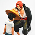 Miniatyrbillede 4 af 5: One Piece Luffy Shunks PVC Action Figurer Legetøj 18cm One Piece Anime Monkey D Luffy Figurine Legetøj Dukker