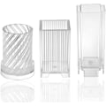 Miniatyrbillede 4 af 5: 3 stk. Plastik lysforme til lysfremstilling - Inkluderet Pillar Molds(3pcs)