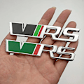 Miniatyrbillede 3 af 5: 3D Metal Emblem med RS Logo til Skoda Fabia, Superb, Kodiaq, Octavia 2, 3, Mk1, Mk2, Mk3, A5, A7, VRS Sticker