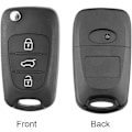 Miniatyrbillede 3 af 5: 2 stk. erstatnings bilnøgle covers kompatible med Hyundai i30 i35 i10 i20 i