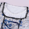 Miniatyrbild 4 av 5: Oktoberfest Kostym Maskerad Kläder Cosplay Maid Kläder V-ringad Klänning Blå blå blue L