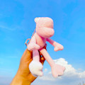 Miniatyrbild 1 av 11: Tecknad Kuromi docka skolväska hänge docka plyschleksak par nyckelring väska hänge Plush pink long-legged frog 11cm (with keychain)