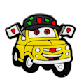 Miniatyrbild 4 av 5: 20 st Tecknade Bilar Tema Crocs Skor Berlocker Skodekoration Berlocker för Träskor Sandaler Skotillbehör Gåvor{hh}