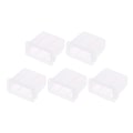 Pikkukuva 1 / 5: 5 kpl/setti USB-pölysuoja, pölytiivis liitin, tyyppi A, uros, suojus, suoja{hh} White