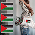 Miniatyrbild 3 av 11: 3X Palestina Broderad Flagga Patch Stryk/Sy På Kläder Palestina{HH}
