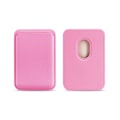 Pikkukuva 1 / 11: Soveltuva/13 Applen magneettinen korttikotelo matkapuhelimen korttikotelo henkilökortin takatarra nahkaa Nine Red transparent case