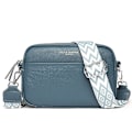 Miniatyrbillede 3 af 5: Luksuriøs ensfarvet ægte lædertaske til damer 100% blødt okselæder skuldertaske crossbody tasker til kvinder 2024 håndtasker til kvinder