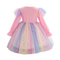 Miniatyrbilde 2 av 7: Unicorn Regnbue Tyll Ballkjoler Tutu Prinsesse Tema Fest rosa