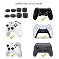 Miniatyrbild 6 av 8: 8 st PS5 Gamepad Tumgrepp Joystick Extra Högt Skydd