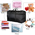 Miniatyrbilde 10 av 11: 190L Ekstra Stor Heavy Duty Flyttepose Svart Black 120L