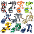 Miniatyrbilde 2 av 6: Mini Transformers Leke Masterpiece Modell Leker For Gutt Actionfigur Studio Series 8cm Hasbro Devastator Transformer Brown