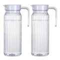 Miniatyrbillede 1 af 5: stk. Køleskab Glaskande med Låg Fødevaregodkendt Spildfri Tud Design Transparent Kaffe Mælk Juice Kande Db{hh}