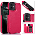 Miniatyrbillede 7 af 8: iPhone 12 - Praktisk stilfuldt etui med kortholder sort Black