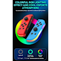 Pikkukuva 9 / 11: Ohjain LED yhteensopiva JoyCon Nintendo Switch Harmaa Grey GREY