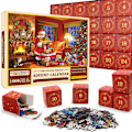 Miniatyrbilde 1 av 3: Puzzle Adventskalender 2024, 1008 puslespillbrikker 24 dager med jule-nedtelling Adventskalendere