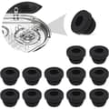 12 st. Gummiändlock Rostfritt skydd för Dometic Campingkök 5mm