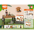 Miniatyrbillede 1 af 9: Camping legetøj koala dagbog insekt observationsboks sommerfugl fangstnet børns udendørs eventyrtelt Field Camp Reception Table Set
