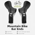 Miniatyrbilde 4 av 5: 1 Par Landevei MTB Terrengsykkel Styrendeender 22.2mm Sykkel Styrendeender Nylon Styrende Ergonomisk Design Sykkeltilbehør{hh}